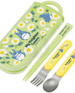 My Neighbor Totoro Chopsticks & Spoon & Fork Set Daisies